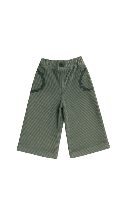 Pantalon Pana Verde Vivo Verde