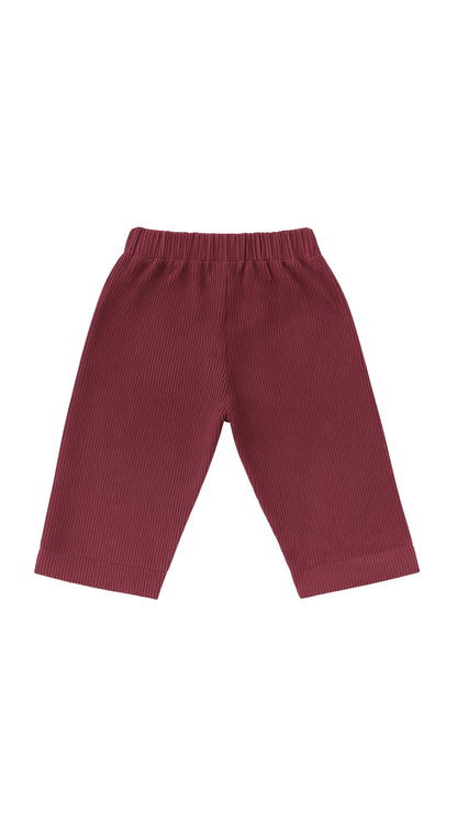 Pantalon Pana Burdeos