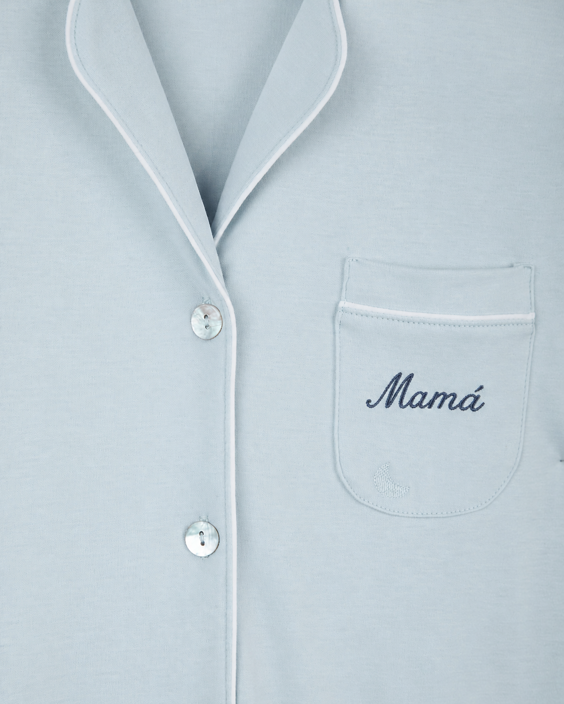 Chemise de nuit bleue pour femme