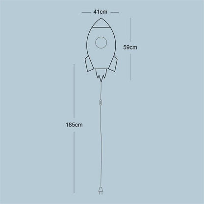 Lámpara de pared Cohete Espacial