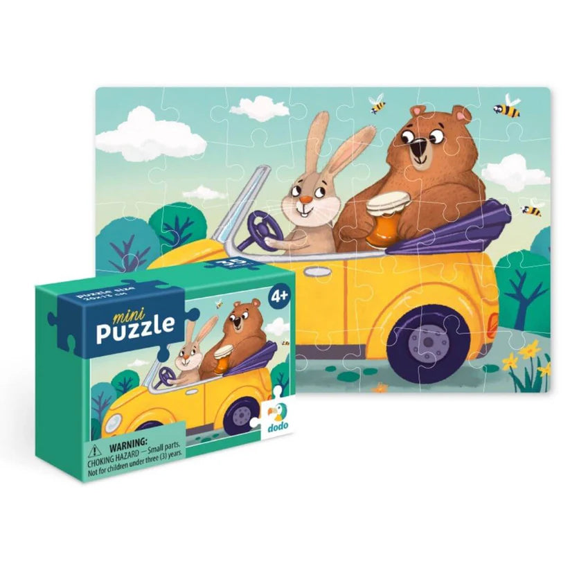 Mini Puzzle Voyage en Voiture