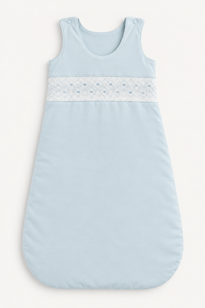 Saco de Dormir Bebé Smock Azul