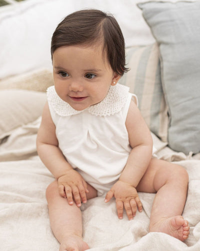 Ranita Bebé Crochet Blanco