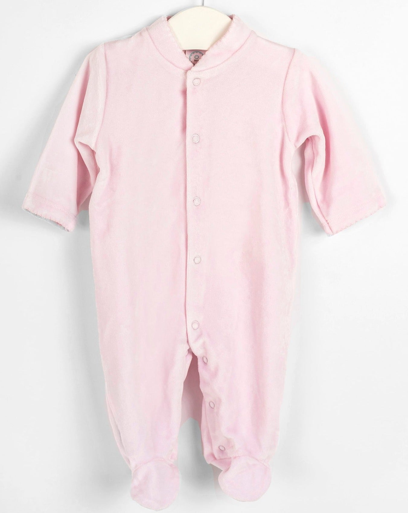 Pijama Bebé Terciopelo Rosa