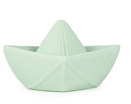 Barco Origami Menta - Juguete de Baño Oli&Carol