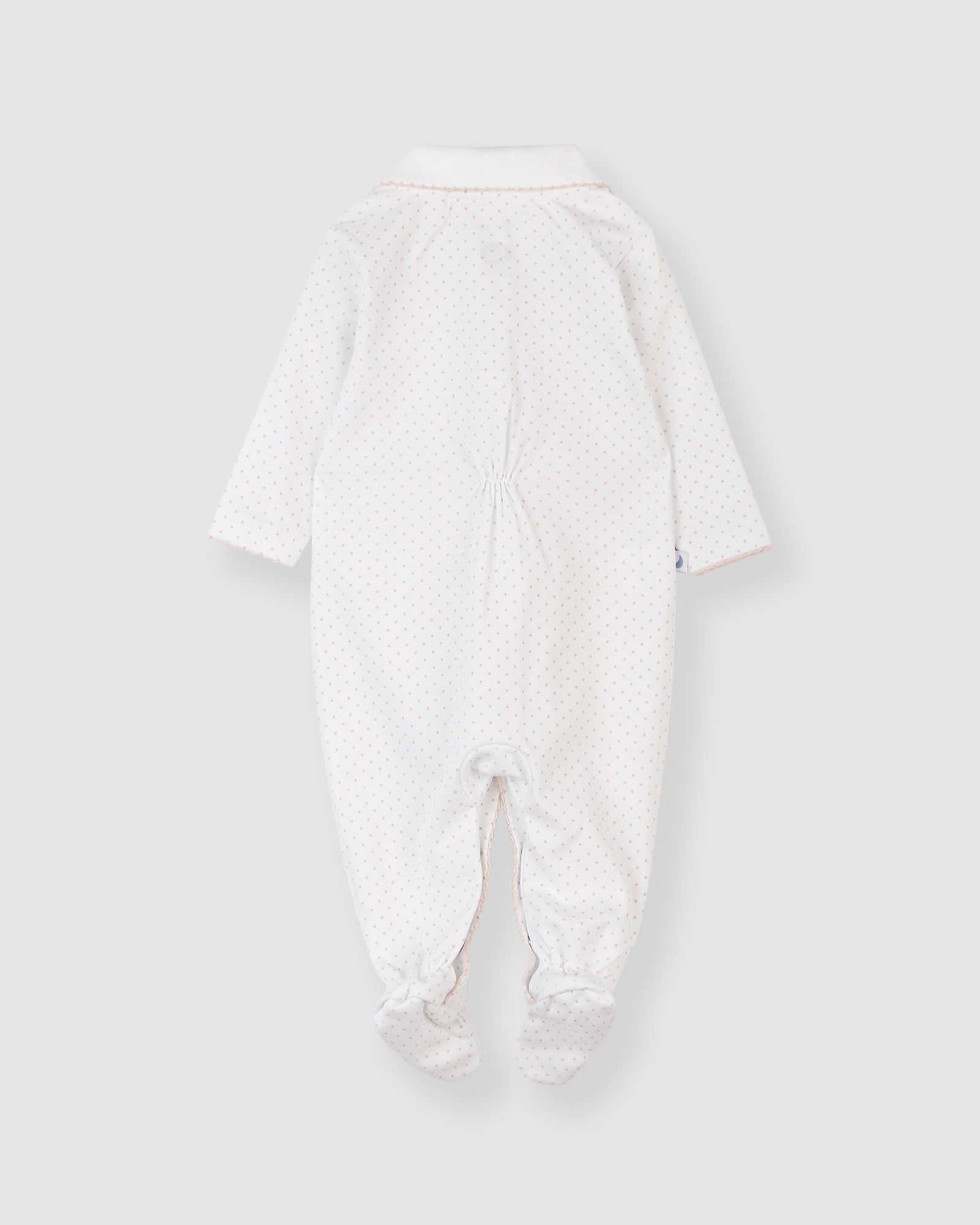 Pyjama bébé à pois roses